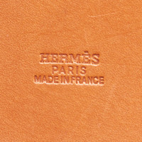 Hermès Herbag 39 in Tela in Bianco