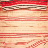 Prada Striped Jacquard Tote Bag
