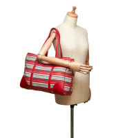 Prada Striped Jacquard Tote Bag