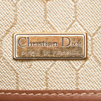 Christian Dior Honeycomb Coated Canvas Shoulder Bag