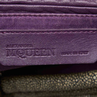Alexander McQueen Hobo-Tasche aus strukturiertem Leder
