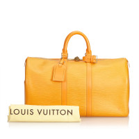 Louis Vuitton Keepall 45 en Cuir en Orange