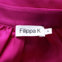 Filippa K Top Silk in Fuchsia