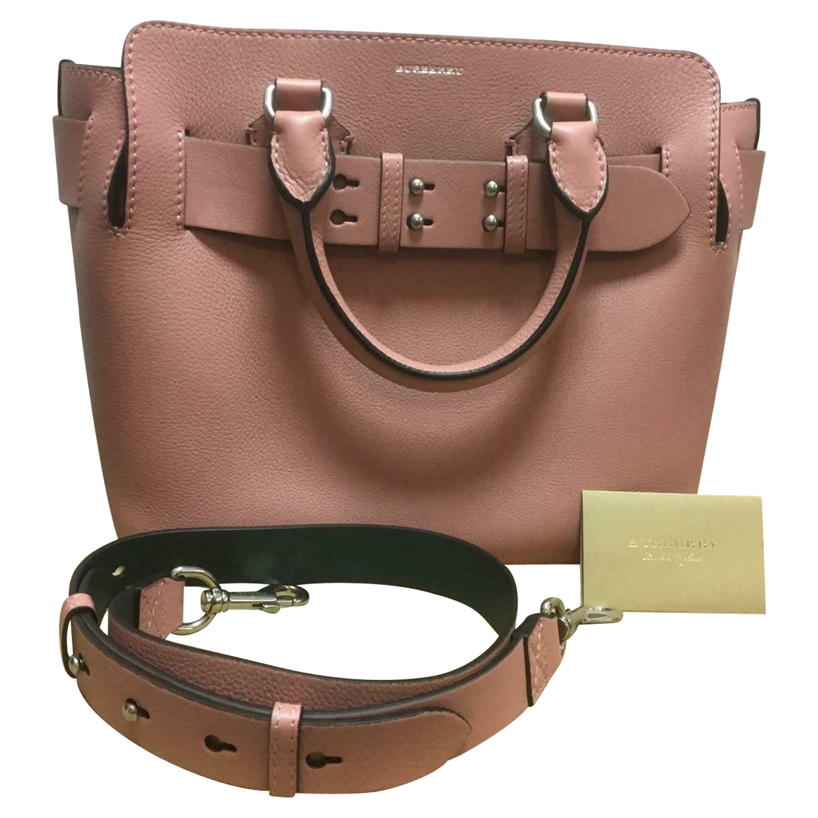 Burberry Belt Bag Leather in Pink - Second Hand Burberry Belt Bag Leather  in Pink buy used for 995€ (4389229)