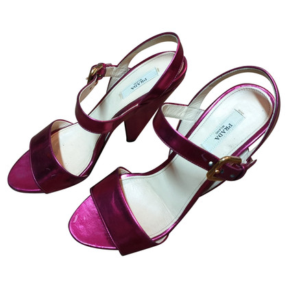 Prada Sandals Leather in Violet