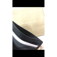 Burberry Holder Card in grey / Black