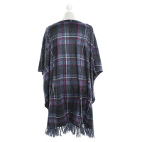 Dkny poncho à carreaux