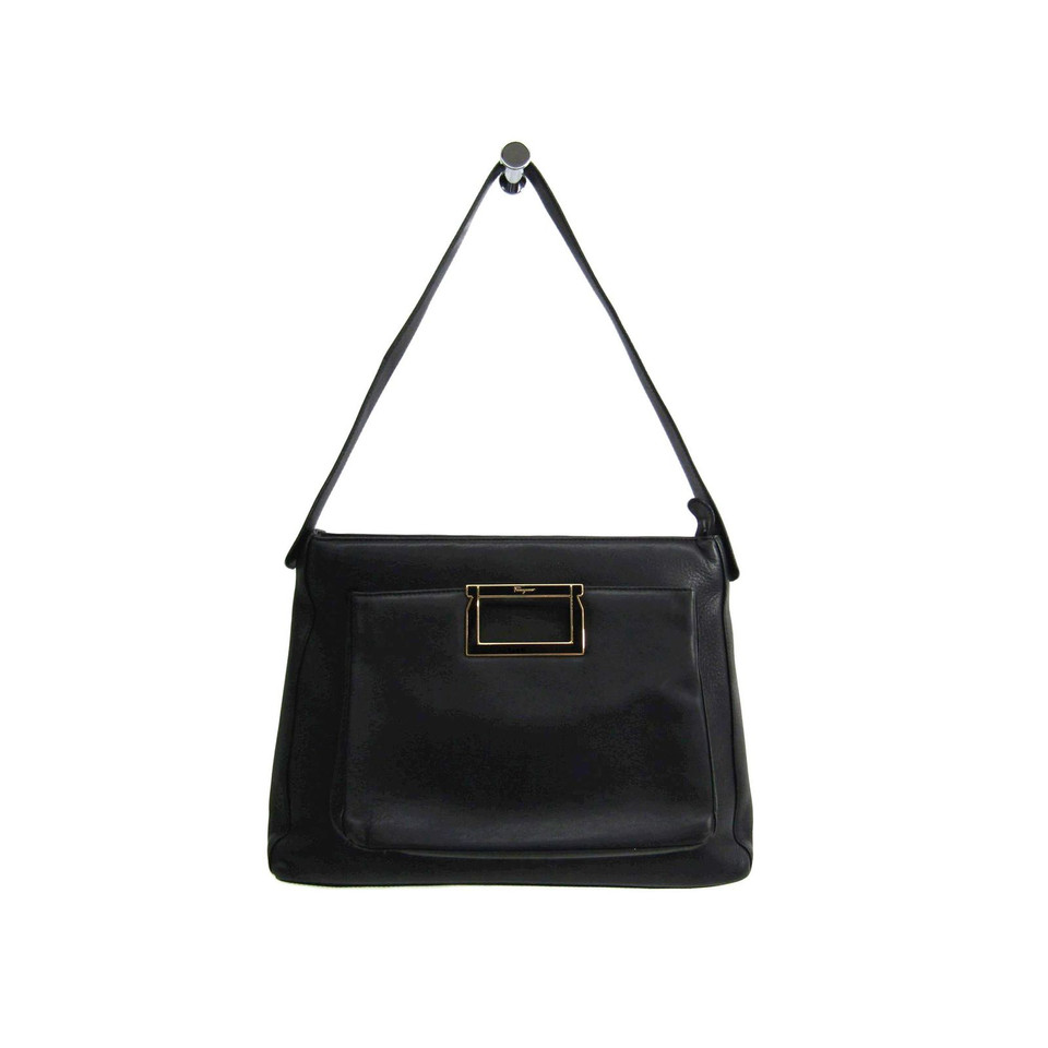 Salvatore Ferragamo Sac à bandoulière noir