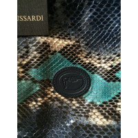 Trussardi Shopper en cuir de python