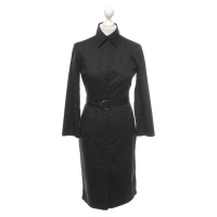 Hugo Boss Kleid aus Baumwolle in Schwarz