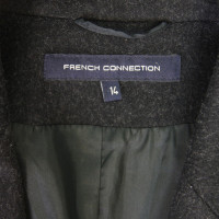 French Connection cappotto di lana in grigio scuro