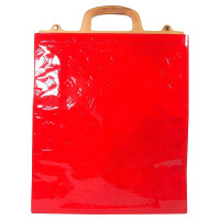 Louis Vuitton Shopper aus Lackleder in Rot