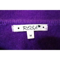 Rosa Cashmere Cardigan en cachemire violet