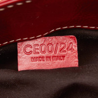 Céline Boogie Bag aus Leder in Rot