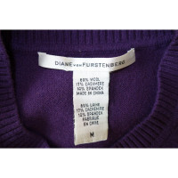 Diane Von Furstenberg Strickjacke in dunklem Violett