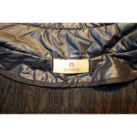 Aigner Quilted coat with waist belt