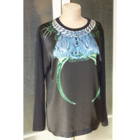 Barbara Bui Silk / cotton print sweatshirt