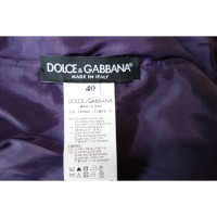 Dolce & Gabbana Kanten jurk in paars