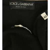 Dolce & Gabbana Zwart Top met kant.
