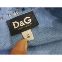 D&G D&amp;G maglione cashmere lana azzurro 