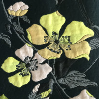 Giambattista Valli Zwarte bloemen boucler jurk