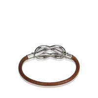 Hermès Leather Infinity Bracelet