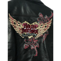 Harley Davidson Leather blouson with embroidery