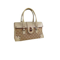 Gucci GG Handle Leather Hand Bag
