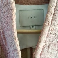 Iro IRO pink cotton jacket