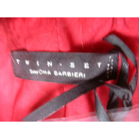Twin Set Simona Barbieri Coat with fur collar