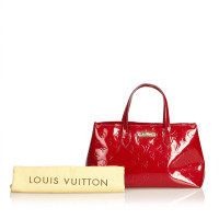 Louis Vuitton Wilshire Leer in Rood