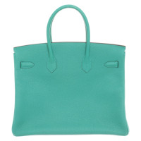Hermès Birkin Bag 35 en Cuir en Turquoise