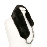 Hermès Mink collar in black