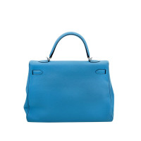 Hermès Kelly Bag 35 Leather in Blue
