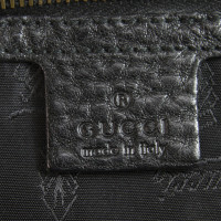 Gucci Boston Bag aus Leder in Schwarz