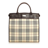 Burberry Tote Bag mit Check-Muster