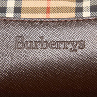 Burberry Plaid Canvas Shoulder Bag