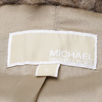Michael Kors Web fur jacket with animal print