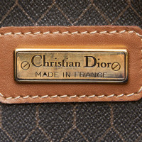 Christian Dior Boston Bag aus Canvas in Schwarz