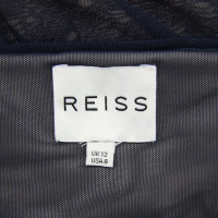 Reiss Lace dress in dark blue