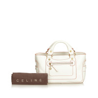 Céline Boogie Bag in Pelle in Bianco