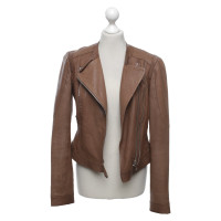 Karen Millen Leather jacket in brown