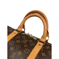 Louis Vuitton Keepall 55 aus Canvas in Braun