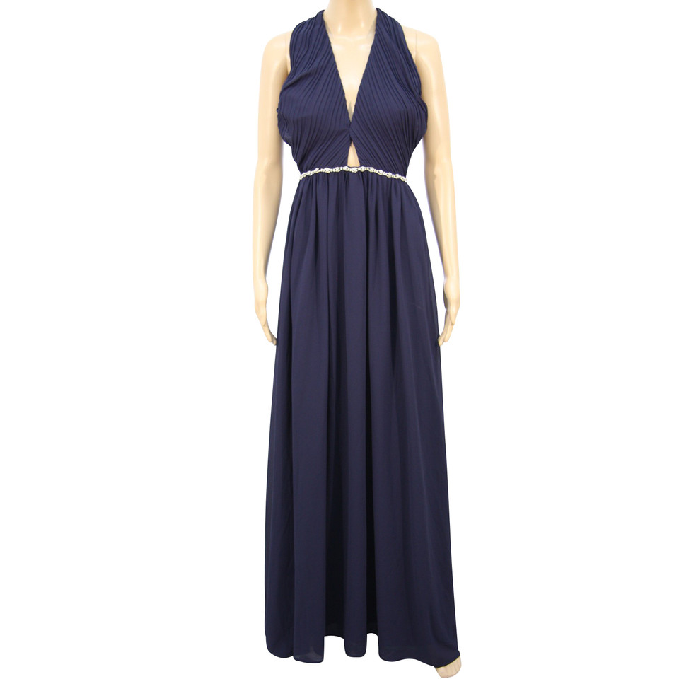 Barbara Schwarzer Maxi-Kleid in Dunkelblau