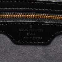 Louis Vuitton Lussac Leer in Zwart