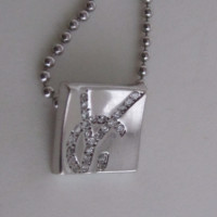 Yves Saint Laurent Logo necklace