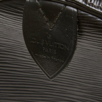 Louis Vuitton Keepall 55 in Pelle in Nero