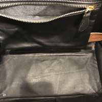 Céline Luggage Mini aus Leder in Schwarz