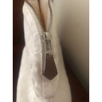 Hermès Clutch en Coton en Blanc