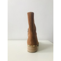 Michael Kors Camel brown suede ankle boots
